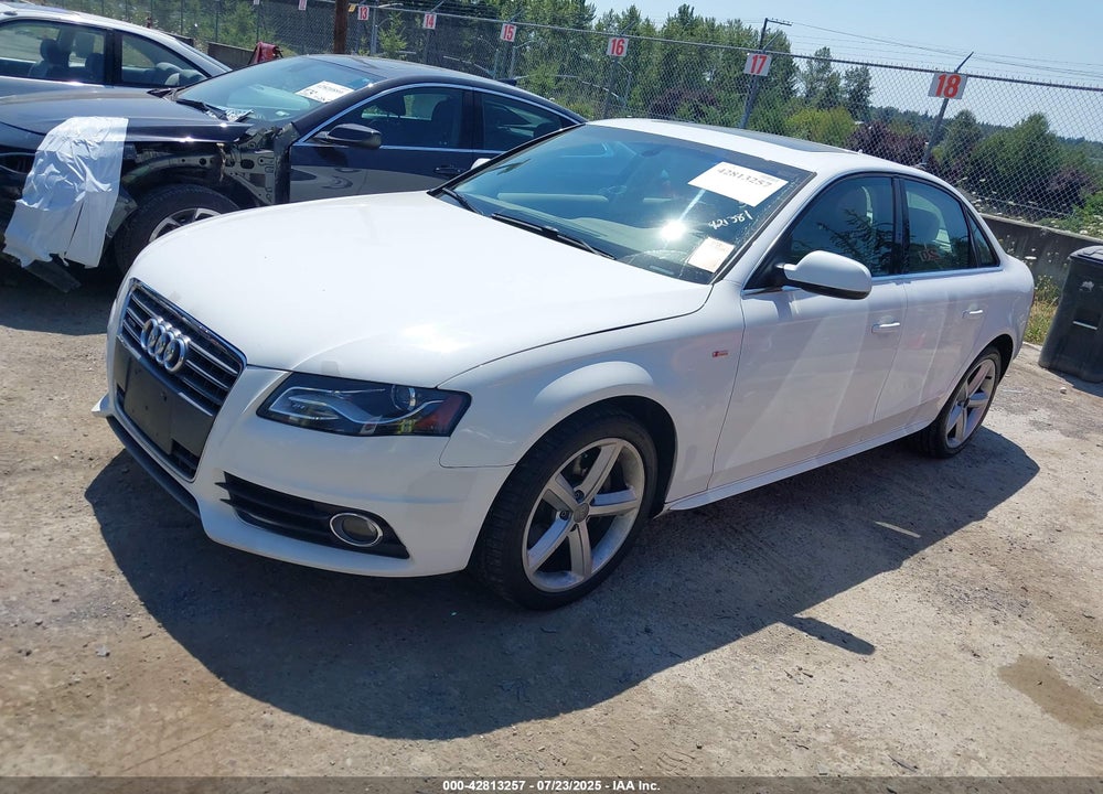 2012 AUDI A4 2.0T PREMIUM VIN: WAUFFAFL8CN007895