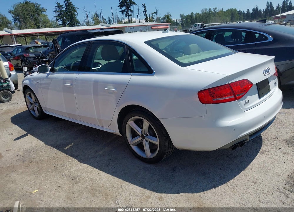 2012 AUDI A4 2.0T PREMIUM VIN: WAUFFAFL8CN007895