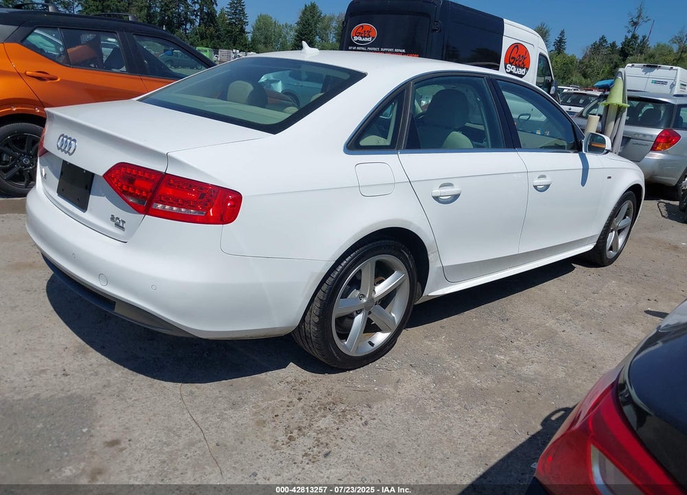 2012 AUDI A4 2.0T PREMIUM VIN: WAUFFAFL8CN007895