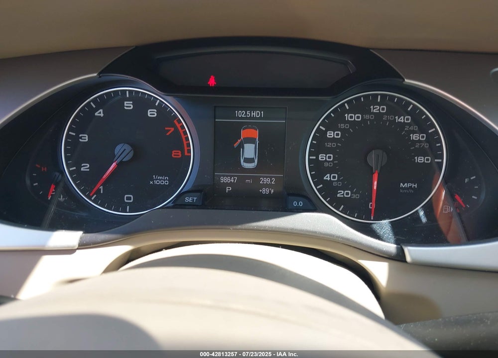 2012 AUDI A4 2.0T PREMIUM VIN: WAUFFAFL8CN007895