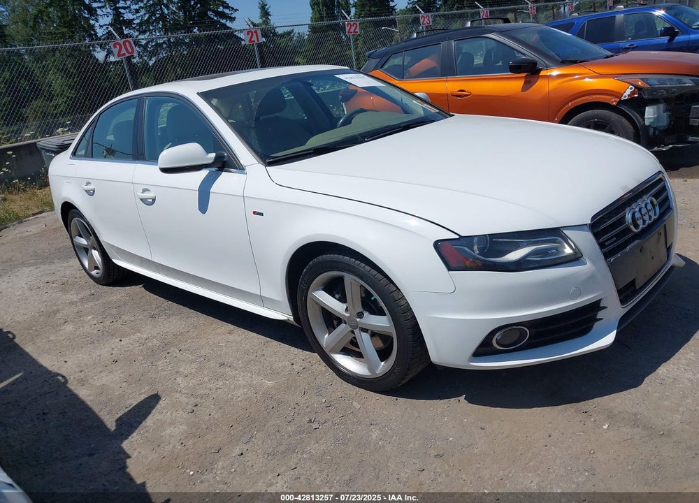 2012 AUDI A4 2.0T PREMIUM VIN: WAUFFAFL8CN007895