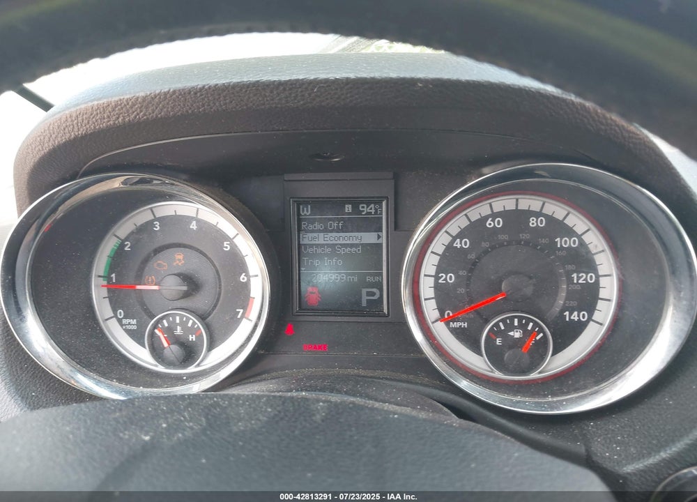 2011 DODGE DURANGO VIN: 1D4RE3GG3BC687427