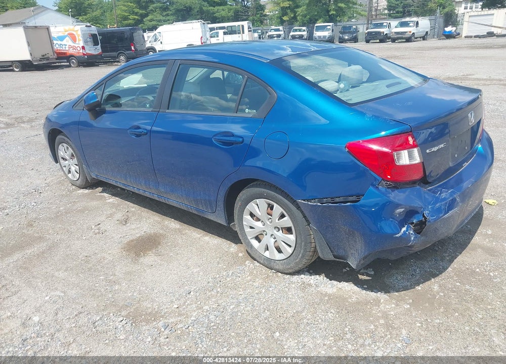 2012 HONDA CIVIC LX VIN: 2HGFB2F59CH536224