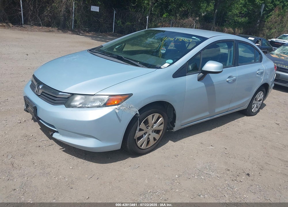 2012 HONDA CIVIC VIN: 2HGFB2F51CH514606