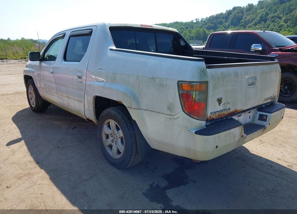 2007 HONDA RIDGELINE RTS VIN: 2HJYK16497H516579