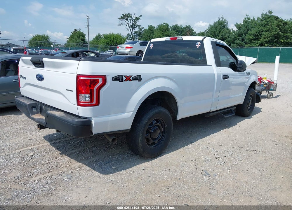 2016 FORD F-150 XL VIN: 1FTMF1EF3GKE00698