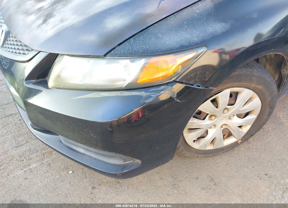 2012 HONDA CIVIC VIN: 2HGFG3B56CH551695
