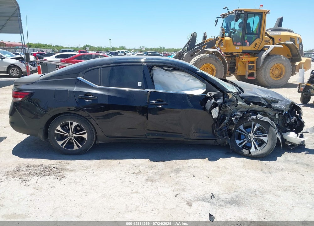 2022 NISSAN SENTRA SV XTRONIC CVT VIN: 3N1AB8CV6NY296534