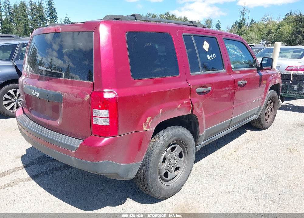2012 JEEP PATRIOT VIN: 1C4NJRBB4CD568867
