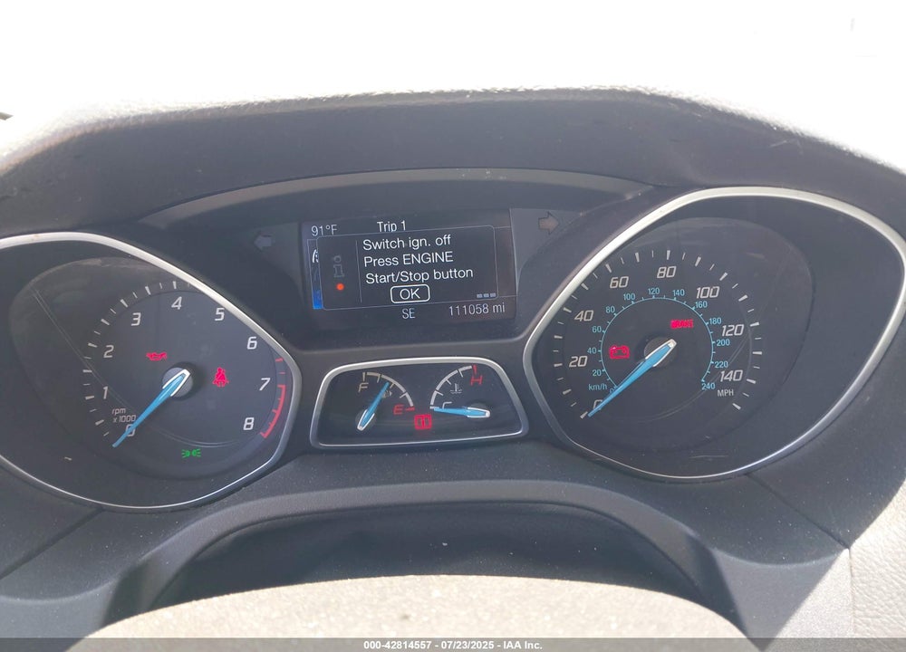 2014 FORD FOCUS VIN: 1FADP3N29EL170118