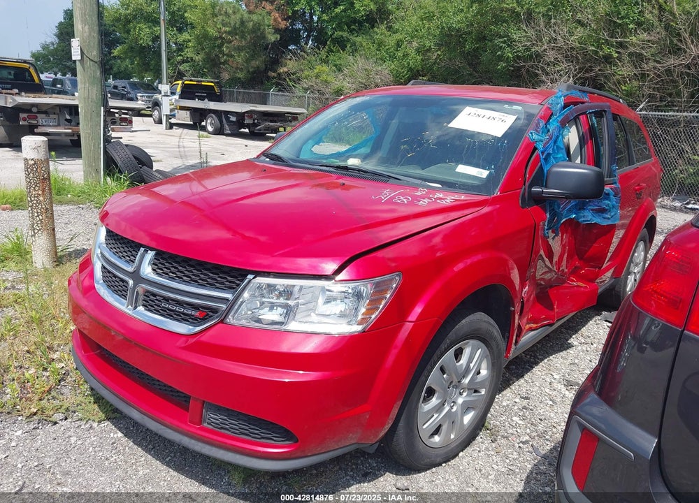 2014 DODGE JOURNEY SE VIN: 3C4PDCAB1ET238647