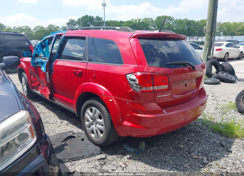 2014 DODGE JOURNEY SE VIN: 3C4PDCAB1ET238647