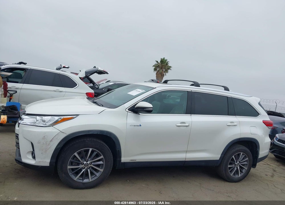 2019 TOYOTA HIGHLANDER VIN: 5TDJGRFH7KS057104