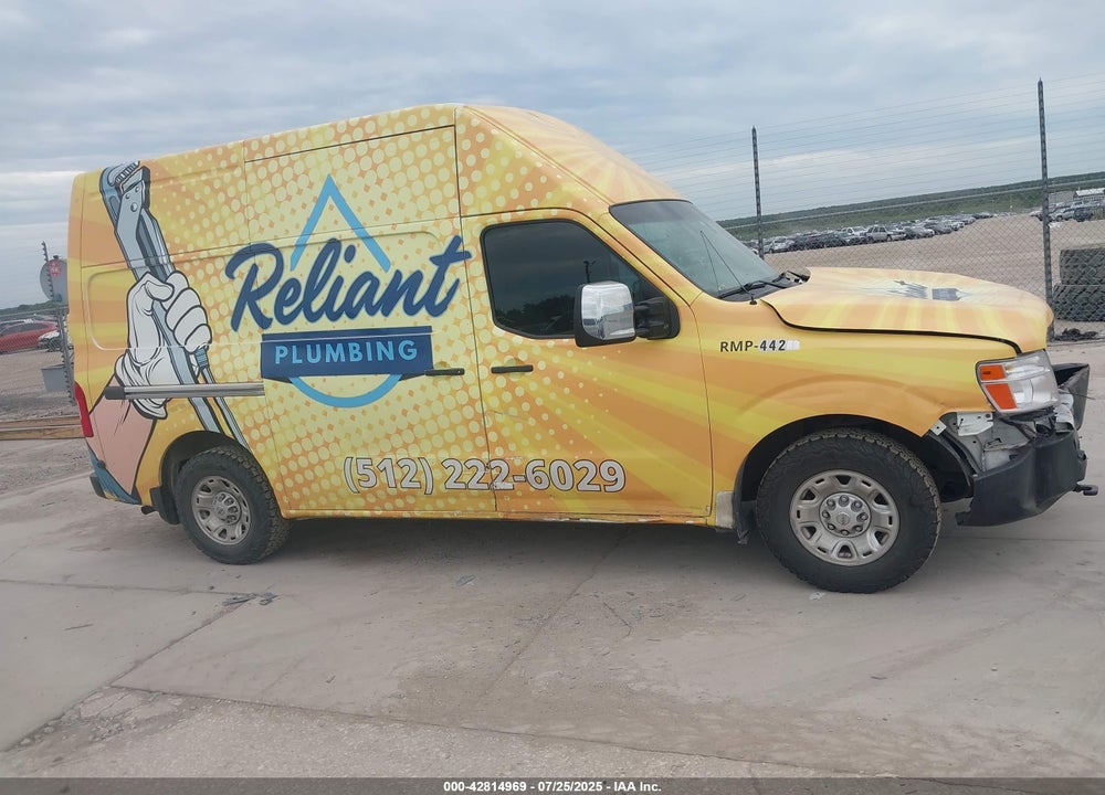 2021 NISSAN NV CARGO NV2500 HD SV HIGH ROOF V8 VIN: 1N6AF0LY7MN810915