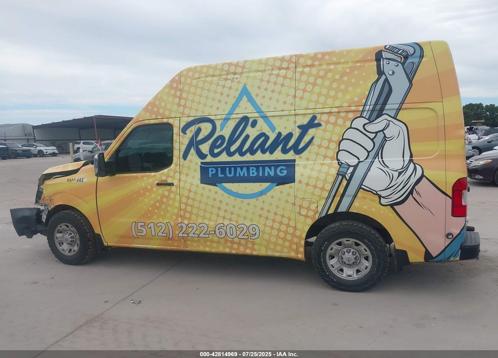 2021 NISSAN NV CARGO NV2500 HD SV HIGH ROOF V8 VIN: 1N6AF0LY7MN810915