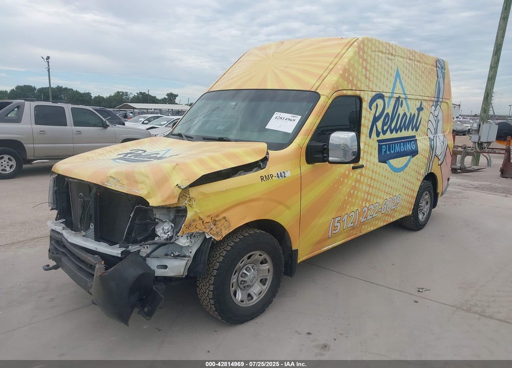 2021 NISSAN NV CARGO NV2500 HD SV HIGH ROOF V8 VIN: 1N6AF0LY7MN810915