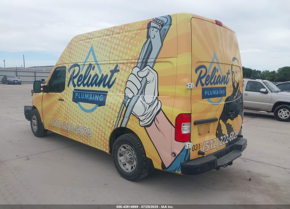 2021 NISSAN NV CARGO NV2500 HD SV HIGH ROOF V8 VIN: 1N6AF0LY7MN810915