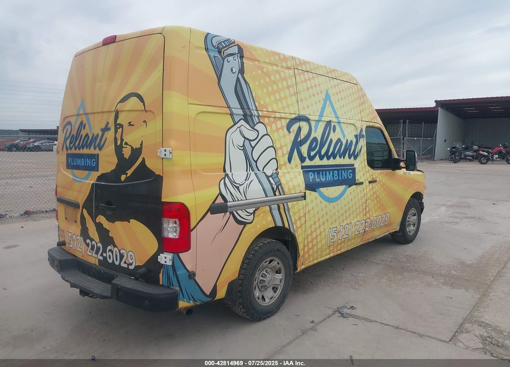 2021 NISSAN NV CARGO NV2500 HD SV HIGH ROOF V8 VIN: 1N6AF0LY7MN810915