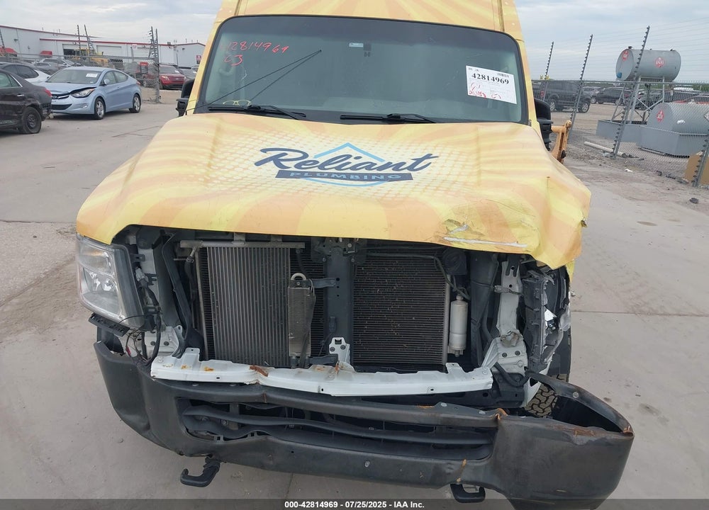 2021 NISSAN NV CARGO NV2500 HD SV HIGH ROOF V8 VIN: 1N6AF0LY7MN810915