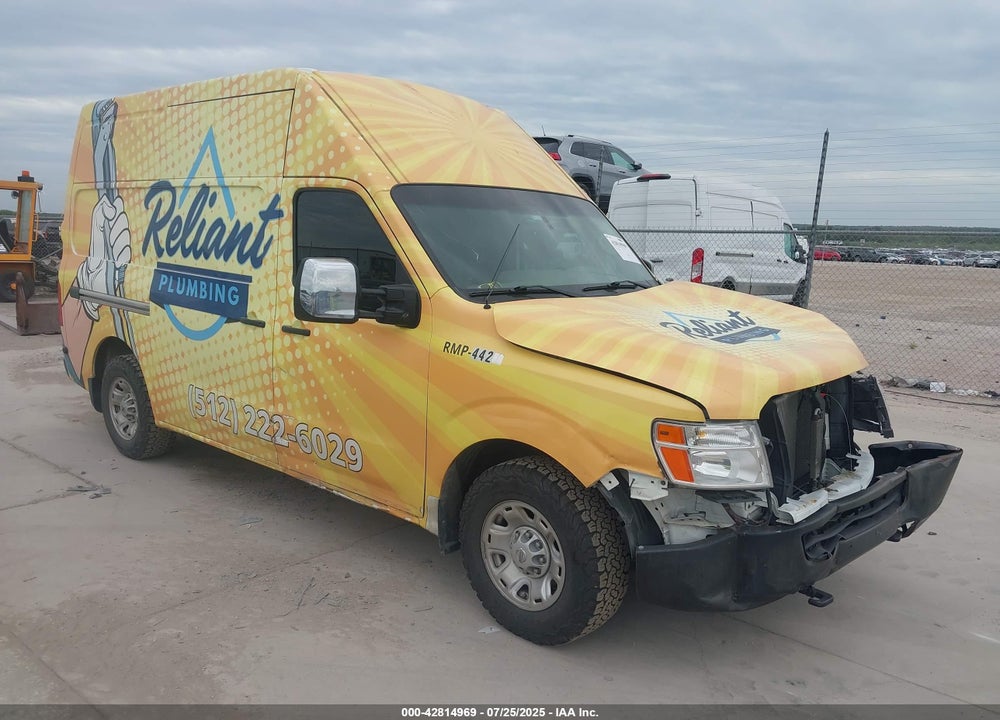 2021 NISSAN NV CARGO NV2500 HD SV HIGH ROOF V8 VIN: 1N6AF0LY7MN810915