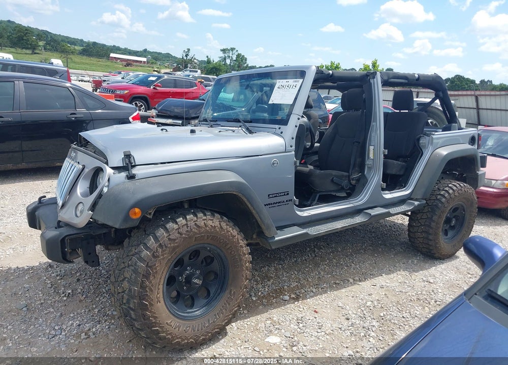 2017 JEEP WRANGLER UNLIMITED SPORT 4X4 VIN: 1C4BJWDG3HL690644