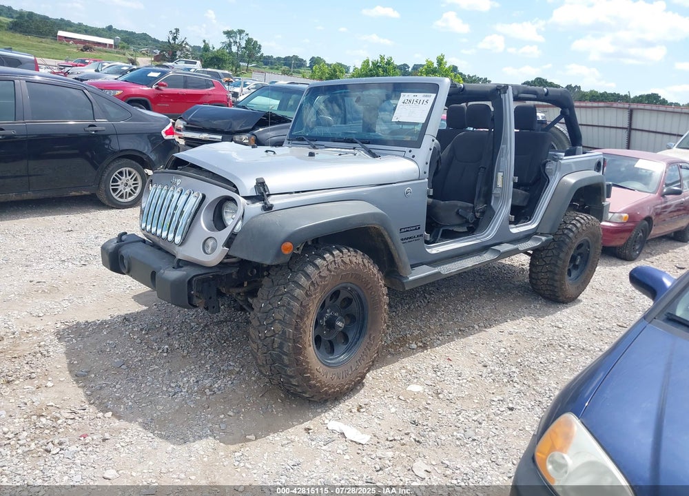 2017 JEEP WRANGLER UNLIMITED SPORT 4X4 VIN: 1C4BJWDG3HL690644