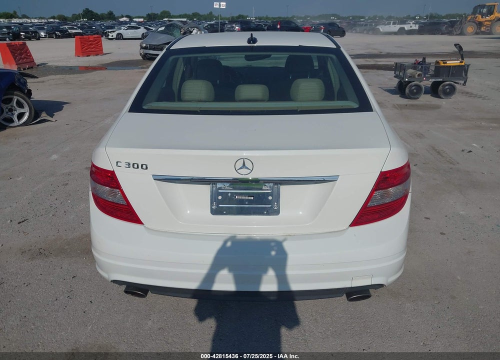 2009 MERCEDES-BENZ C CLASS VIN: WDDGF54X49R073422
