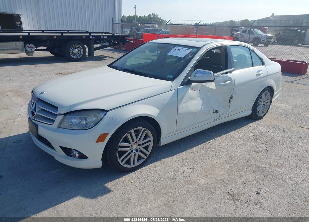 2009 MERCEDES-BENZ C CLASS VIN: WDDGF54X49R073422