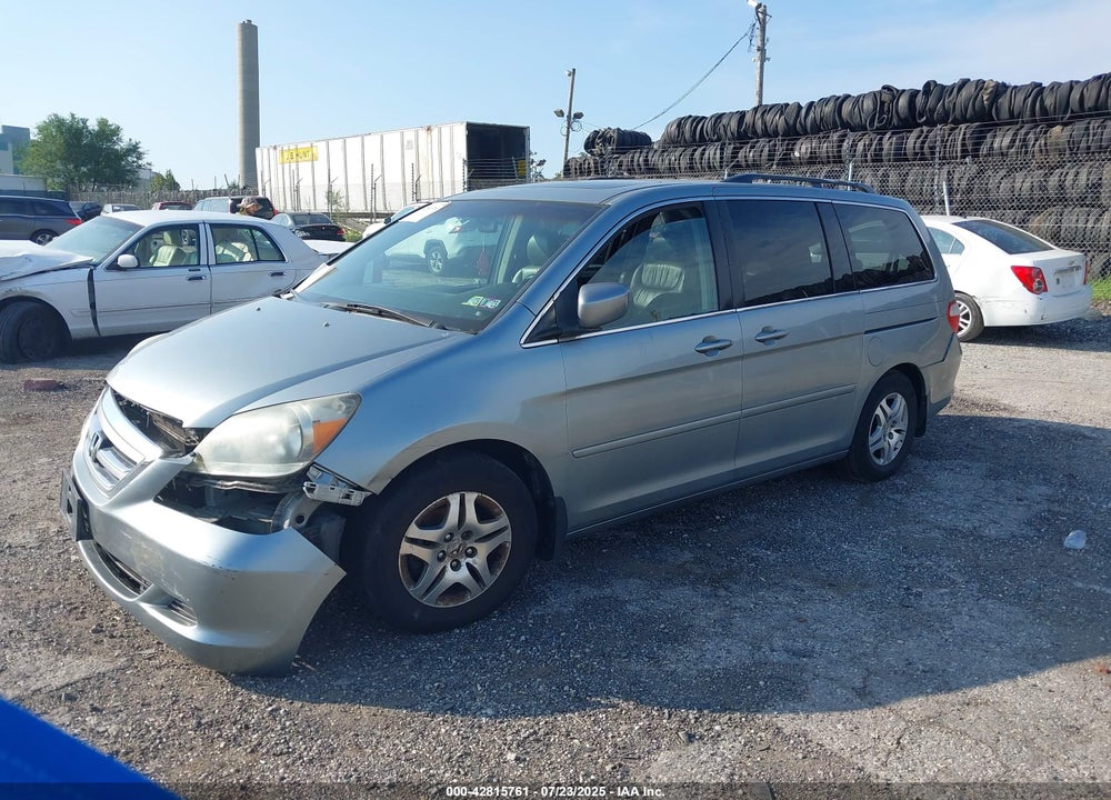 2006 HONDA ODYSSEY EX-L VIN: 5FNRL38756B056754