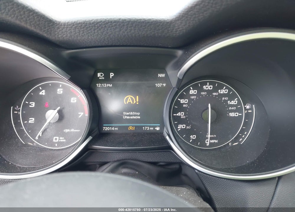 2019 ALFA ROMEO STELVIO VIN: ZASPAKAN7K7C30735