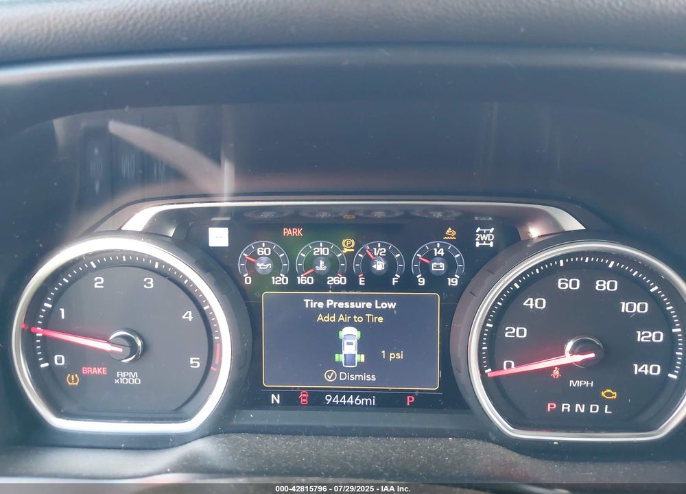 2020 CHEVROLET SILVERADO 3500HD 4WD  LONG BED LTZ VIN: 1GC4YUEY9LF213739