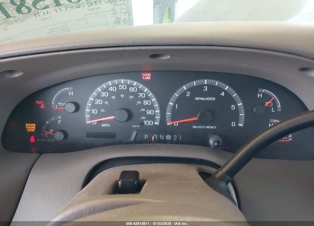 2003 FORD F-150 LARIAT/XLT VIN: 1FTRW07L13KD50168