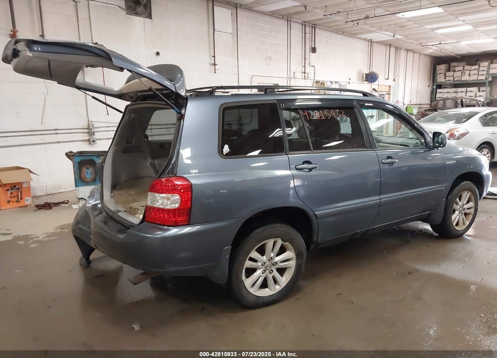 2006 TOYOTA HIGHLANDER HYBRID V6 VIN: JTEEW21A460029156