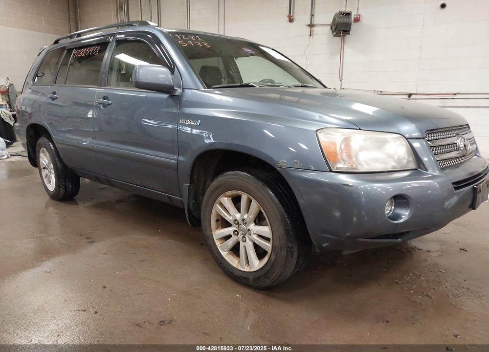 2006 TOYOTA HIGHLANDER HYBRID V6 VIN: JTEEW21A460029156