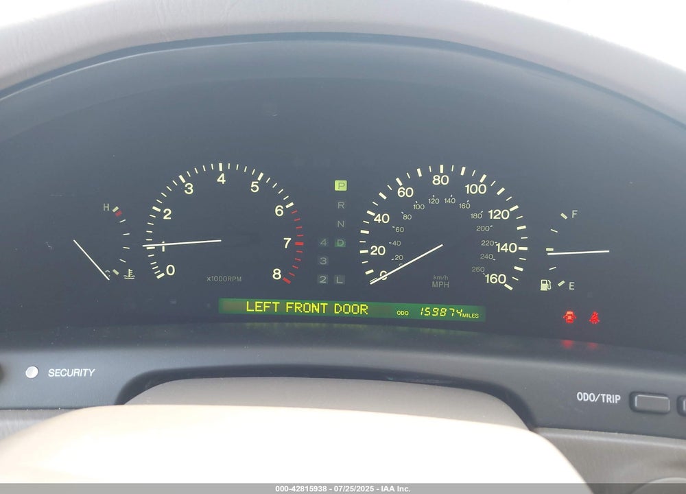 1999 LEXUS LS 400 VIN: JT8BH28FXX0148865
