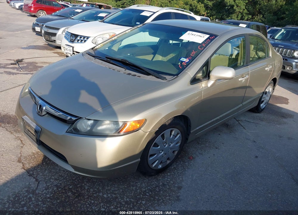 2008 HONDA CIVIC LX VIN: 1HGFA16588L015020