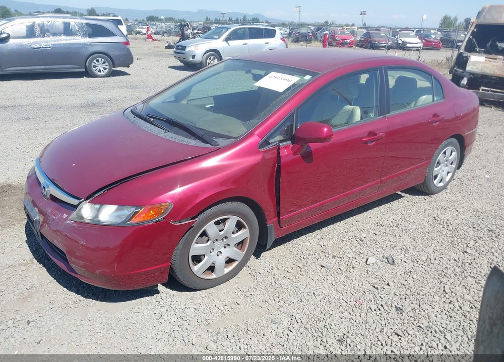 2007 HONDA CIVIC LX VIN: JHMFA16577S004253