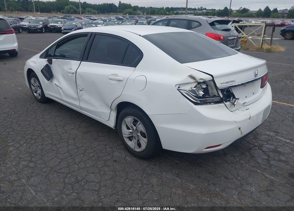 2014 HONDA CIVIC VIN: 19XFB2F50EE255863