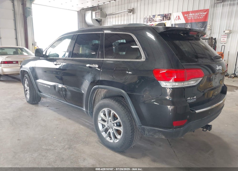 2016 JEEP GRAND CHEROKEE VIN: 1C4RJFBG1GC348349