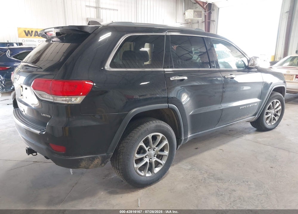 2016 JEEP GRAND CHEROKEE VIN: 1C4RJFBG1GC348349