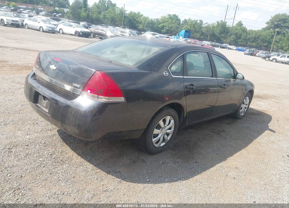 2008 CHEVROLET IMPALA VIN: 2G1WB58K681273797