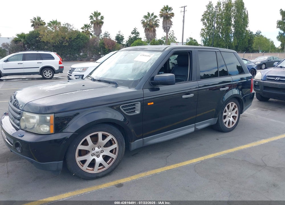 2008 LAND ROVER RANGE ROVER SPORT VIN: SALSK254X8A142736