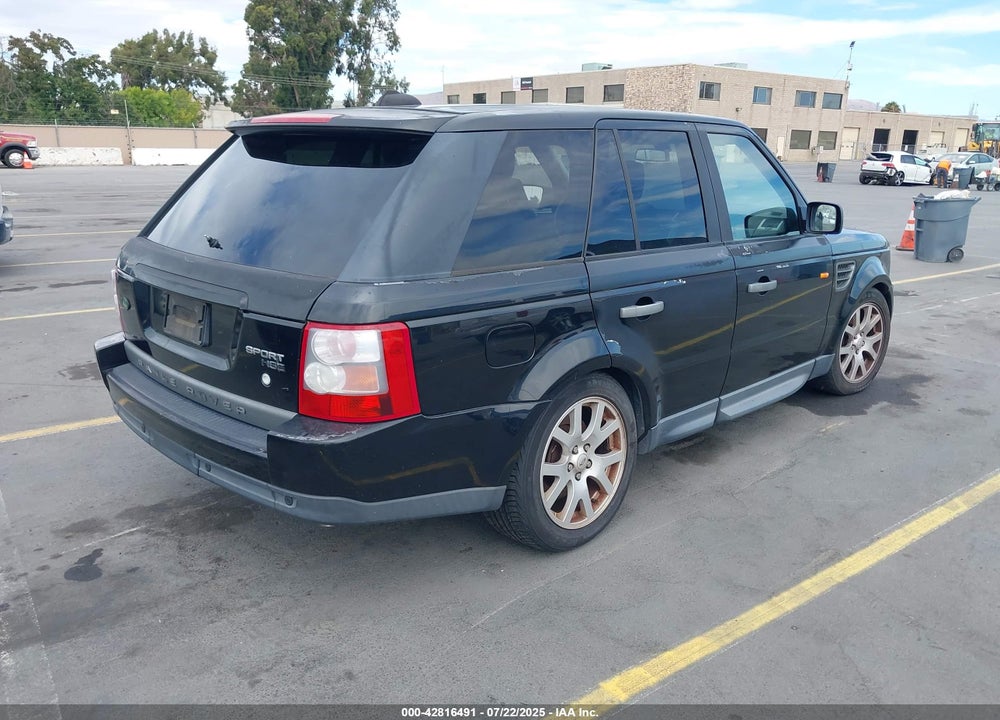 2008 LAND ROVER RANGE ROVER SPORT VIN: SALSK254X8A142736