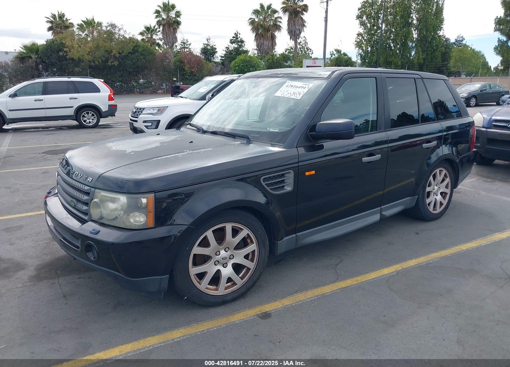 2008 LAND ROVER RANGE ROVER SPORT VIN: SALSK254X8A142736