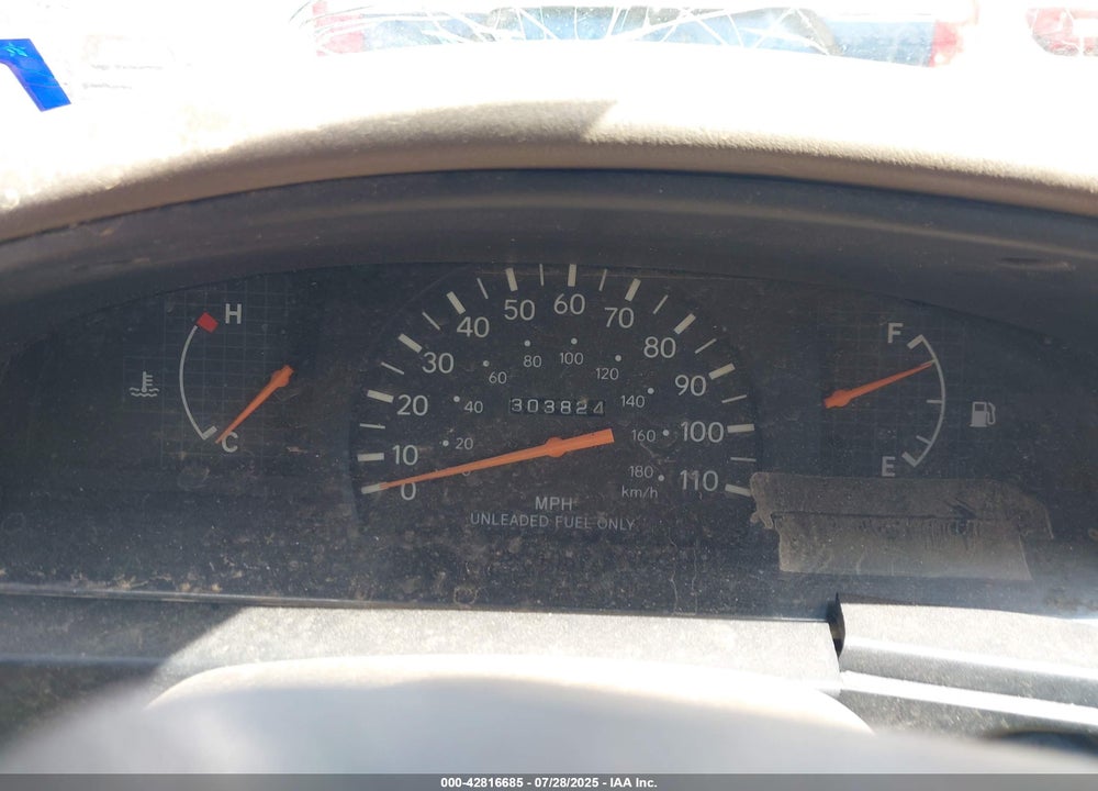 1998 TOYOTA TACOMA VIN: 4TAVL52N8WZ058764