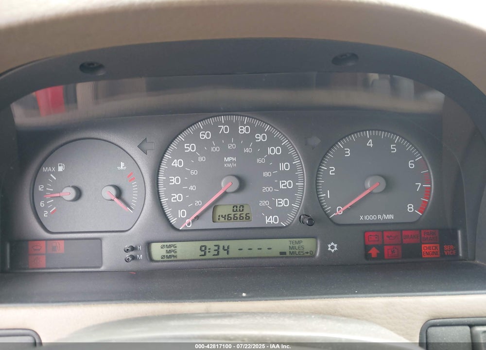 2000 VOLVO V70 GLT VIN: YV1LW56D1Y2658651
