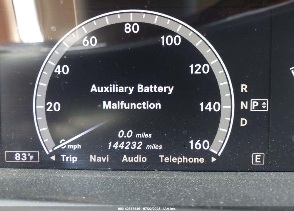 2012 MERCEDES-BENZ S CLASS VIN: WDDNG9EB0CA485065