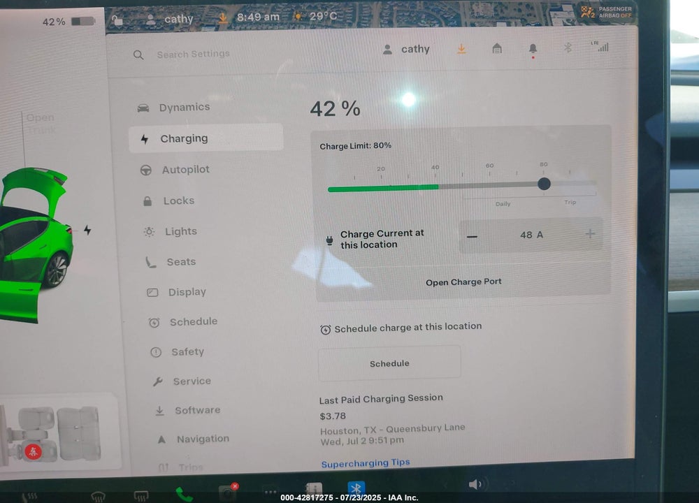 2019 TESLA MODEL 3 VIN: 5YJ3E1EA8KF326770