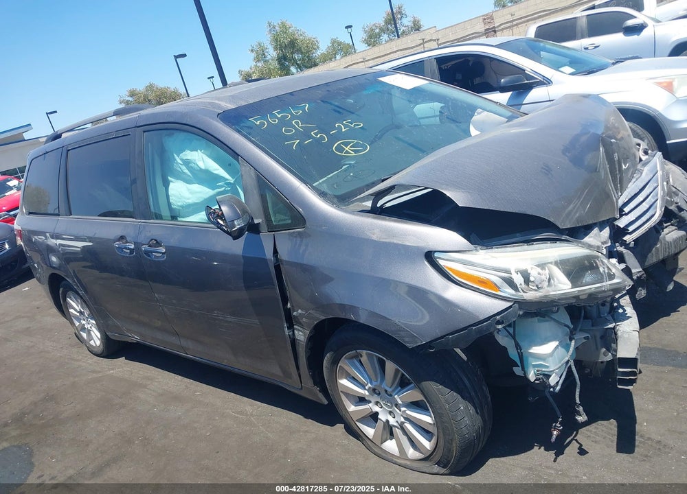 2015 TOYOTA SIENNA LIMITED PREMIUM 7 PASSENGER VIN: 5TDYK3DCXFS625384