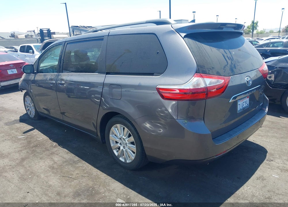 2015 TOYOTA SIENNA LIMITED PREMIUM 7 PASSENGER VIN: 5TDYK3DCXFS625384